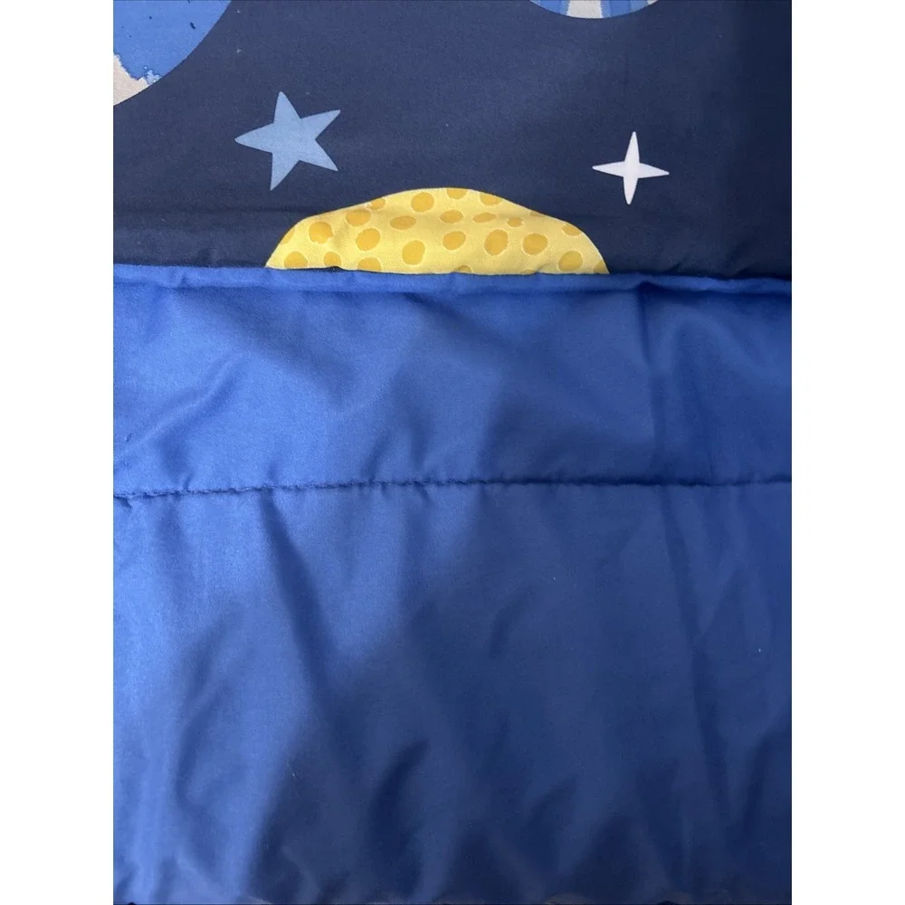 Twin Comforter With Pillow Sham Your Zone Solar System Navy Blue‎ Set.
